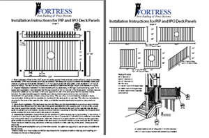 How to Install Fortress Railing - fortress_install_tn