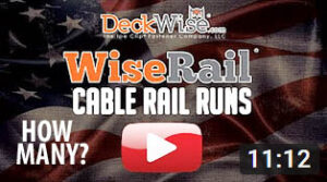 Wise Rail Deck Cable Railing - deckwise-cablerail-cable-runs-youtube-Icon-1-300x167