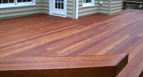 Jatoba decking Courtesy of Georgia Deck and Docks